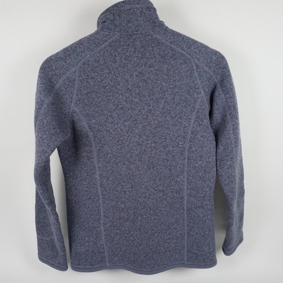Patagonia Better Sweater Quarter Zip Fleece Purple Heather Jacket Womens Sz XS - Picture 4 of 9